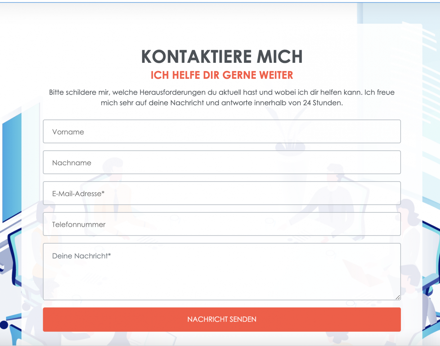Kontaktformulare - Masterpages Hilfebereich